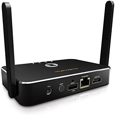 Quattropod | 5G WiFi מתקן מצגת אלחוטית משדר ומקלט HDMI לזרמת 4K ממחשב נייד, מחשב, סמארטפון ל- HDTV/מקרן